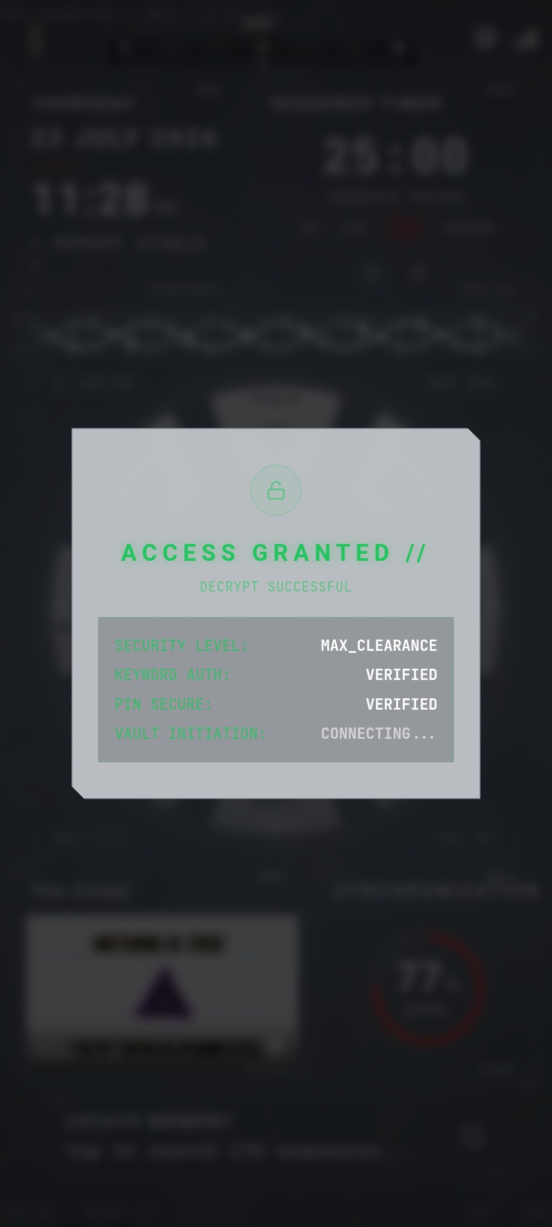 Step 3: Access Granted