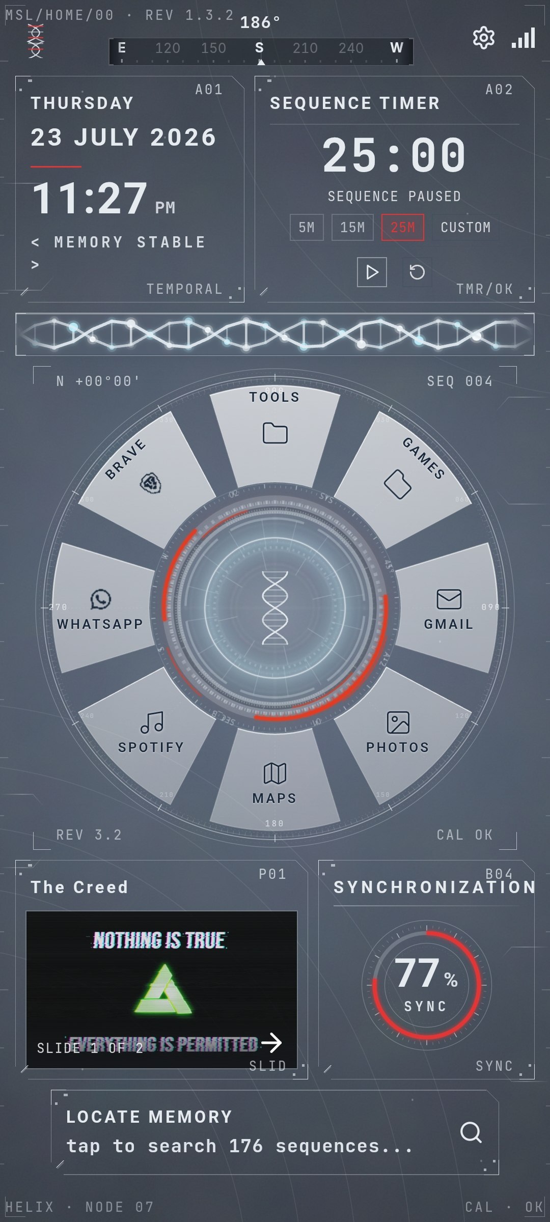 Home Screen Layout