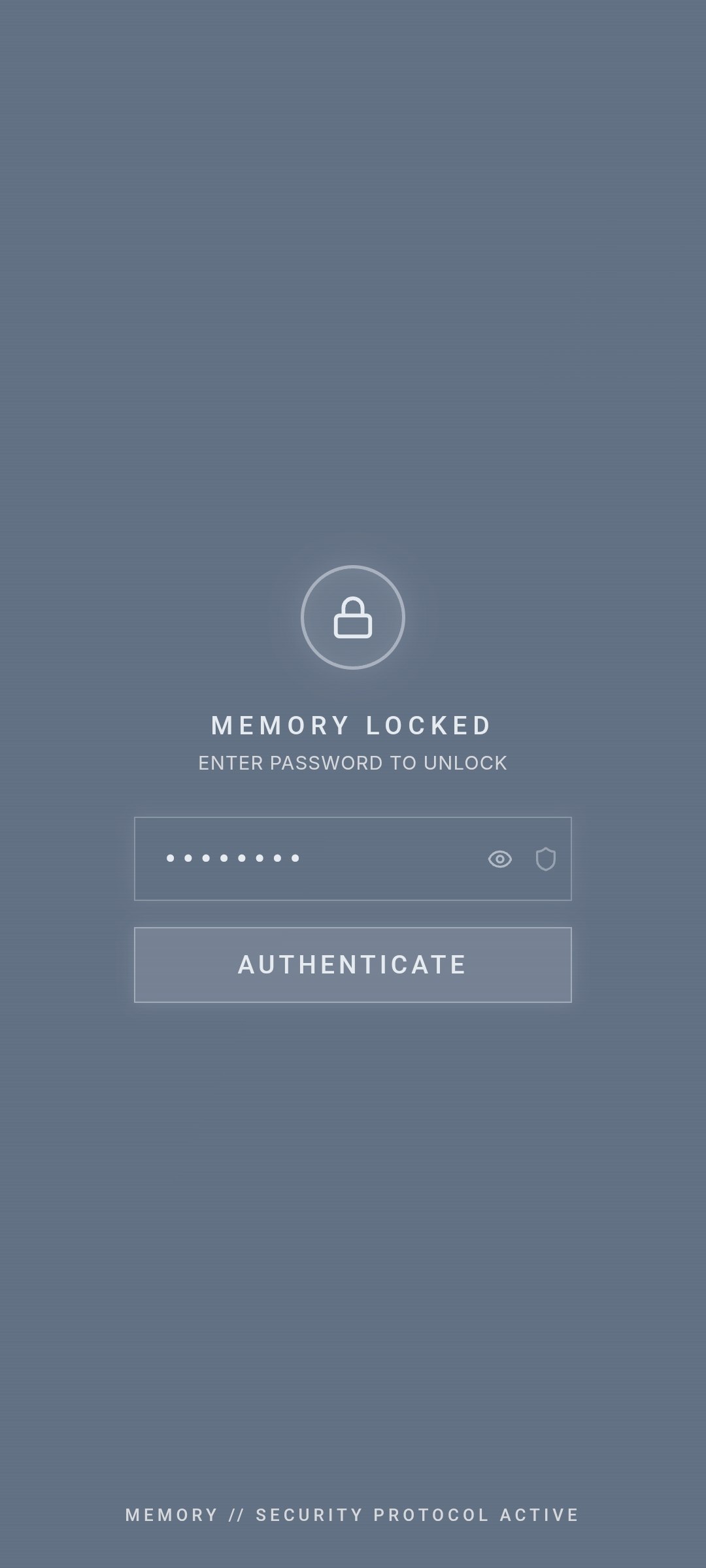 Password Screen